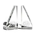 Optical Crystal Bookends (2 3/4"x5 7/8"x2 3/4")